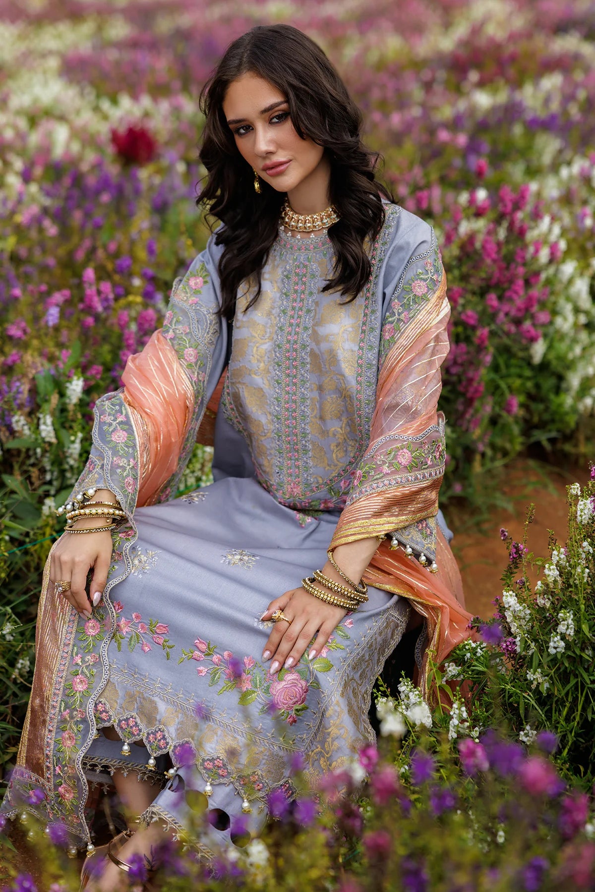 CHARIZMA ZOUQ UNSTITCHED COLLECTION'26 | CZ5-05