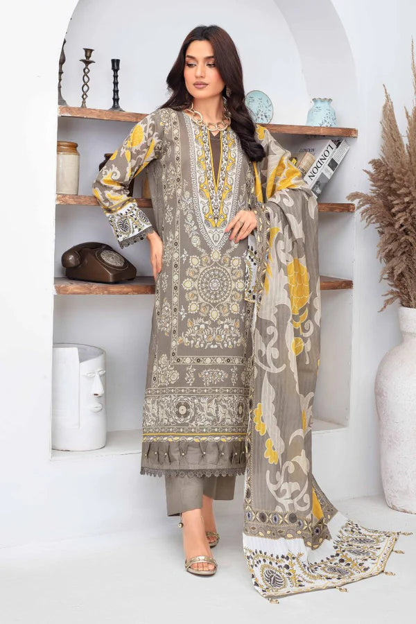 FABIHA VOL-1 BY FEROZA UNSTITCHED'26 | D11
