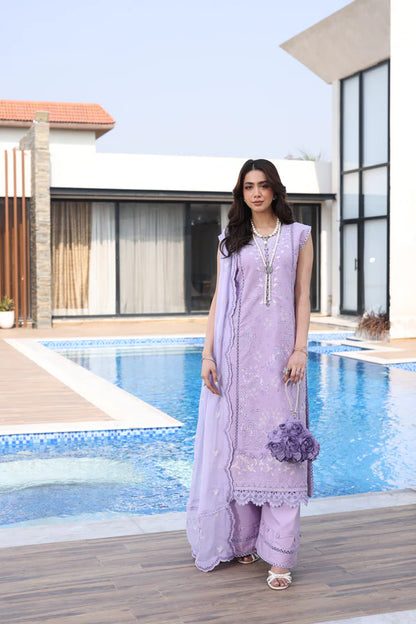 AYLIN LUXURY LAWN UNSTITCHED'26 | Sweet Violet