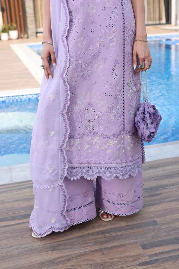 AYLIN LUXURY LAWN UNSTITCHED'26 | Sweet Violet
