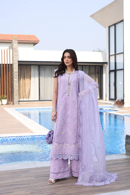 AYLIN LUXURY LAWN UNSTITCHED'26 | Sweet Violet