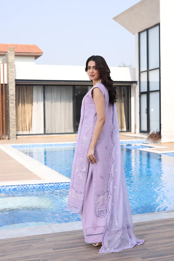AYLIN LUXURY LAWN UNSTITCHED'26 | Sweet Violet
