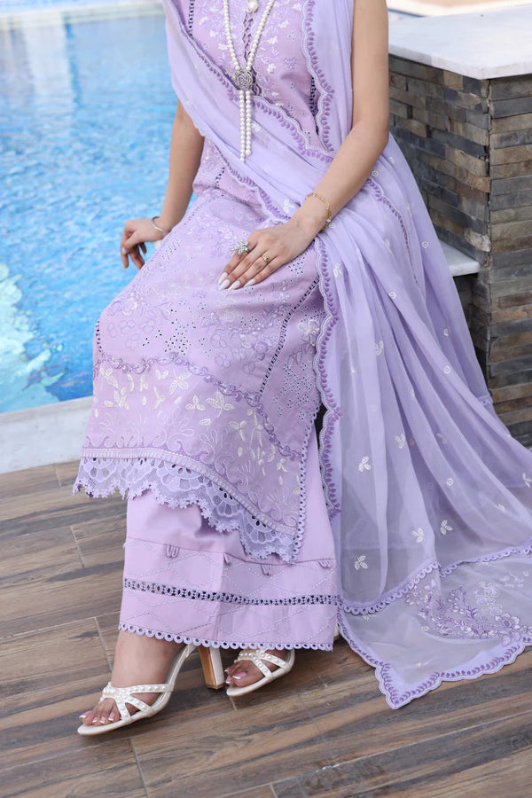 AYLIN LUXURY LAWN UNSTITCHED'26 | Sweet Violet