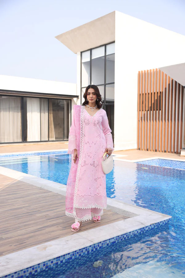 AYLIN LUXURY LAWN UNSTITCHED'26 | Pink Lilly
