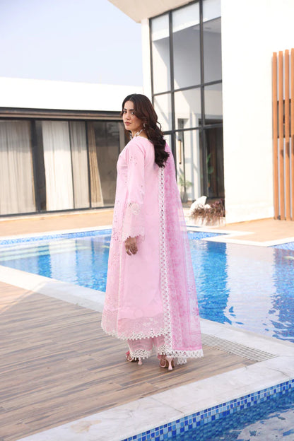 AYLIN LUXURY LAWN UNSTITCHED'26 | Pink Lilly
