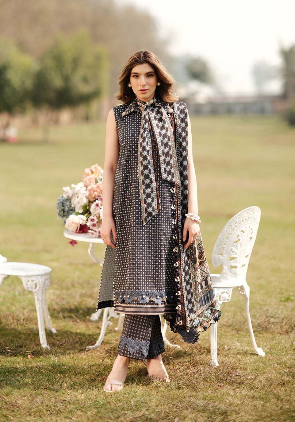 ZARQASH LUXE LAWN UNSTITCHED 2024 Collection 2024 – ZQ 2