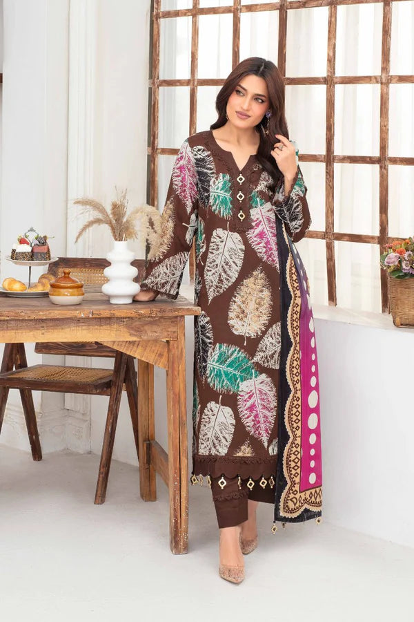 FABIHA VOL-1 BY FEROZA UNSTITCHED'26 | D9
