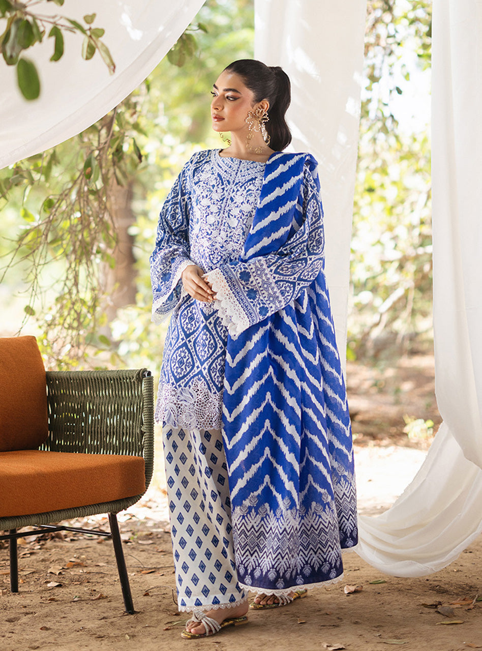 Zainab Chautani Tahra Lawn Collection 2024 – LEENA - D 4A