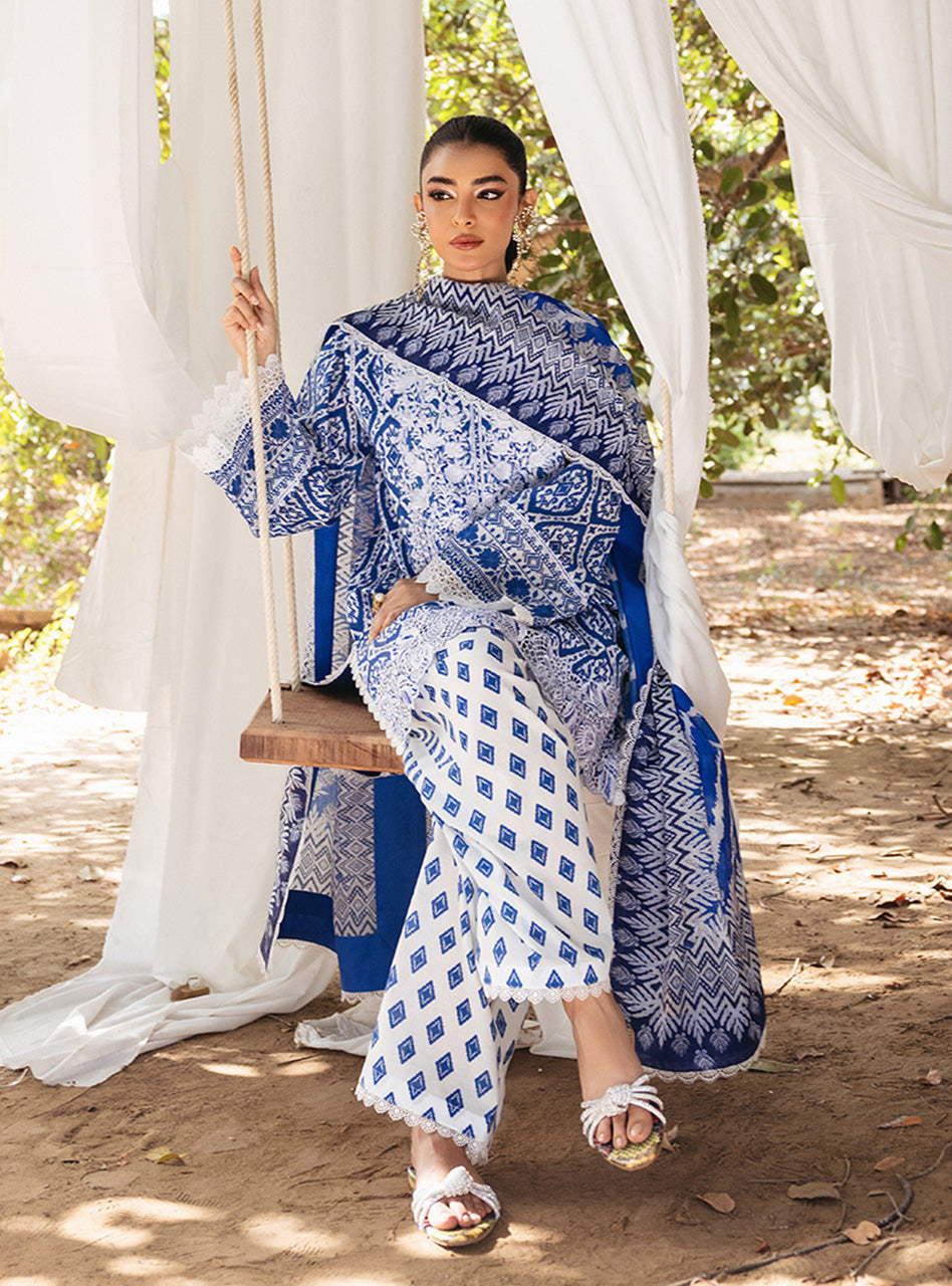 Zainab Chautani Tahra Lawn Collection 2024 – LEENA - D 4A