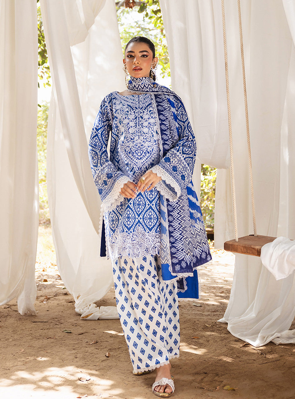 Zainab Chautani Tahra Lawn Collection 2024 – LEENA - D 4A