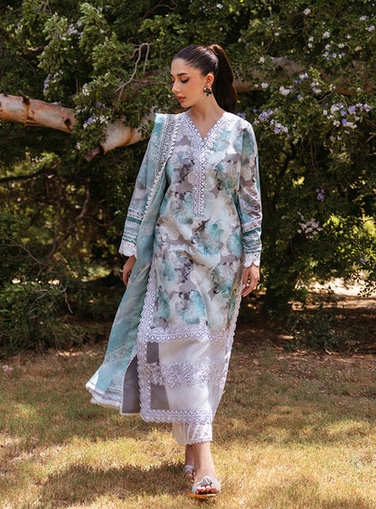 Zainab Chautani Tahra Lawn Collection 2024 – ZINNIA - D 3B