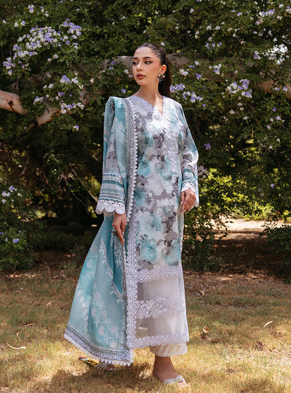 Zainab Chautani Tahra Lawn Collection 2024 – ZINNIA - D 3B