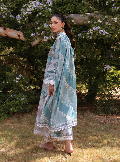 Zainab Chautani Tahra Lawn Collection 2024 – ZINNIA - D 3B