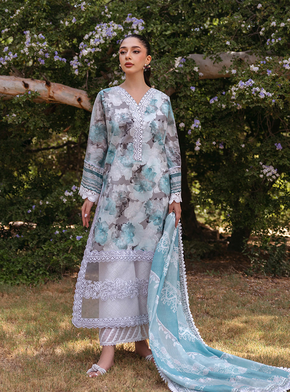 Zainab Chautani Tahra Lawn Collection 2024 – ZINNIA - D 3B