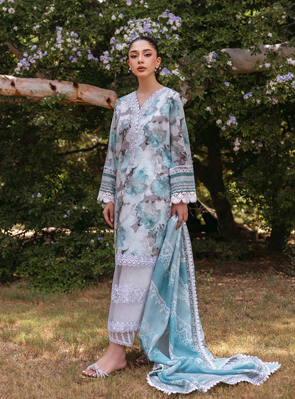 Zainab Chautani Tahra Lawn Collection 2024 – ZINNIA - D 3B