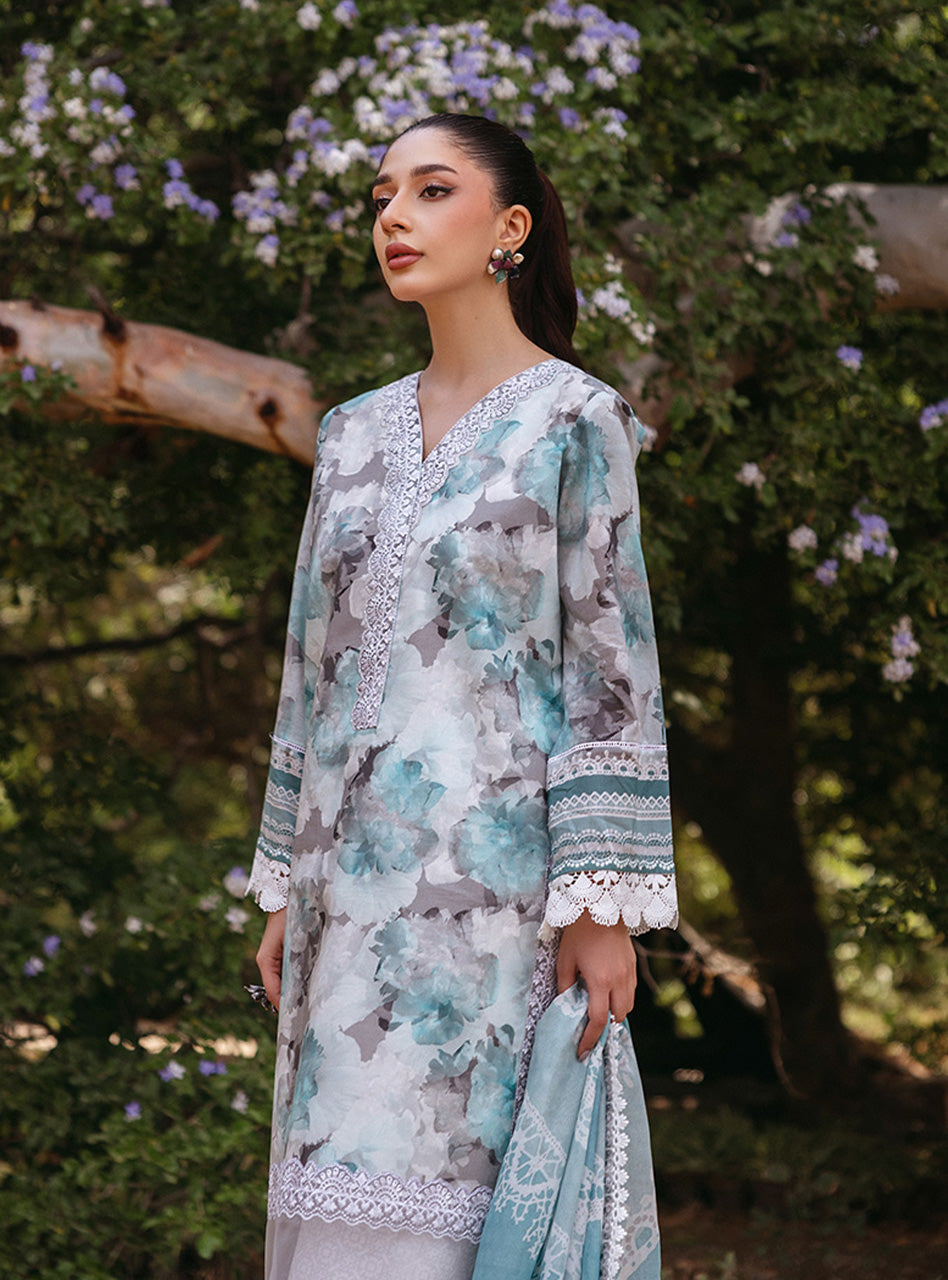 Zainab Chautani Tahra Lawn Collection 2024 – ZINNIA - D 3B