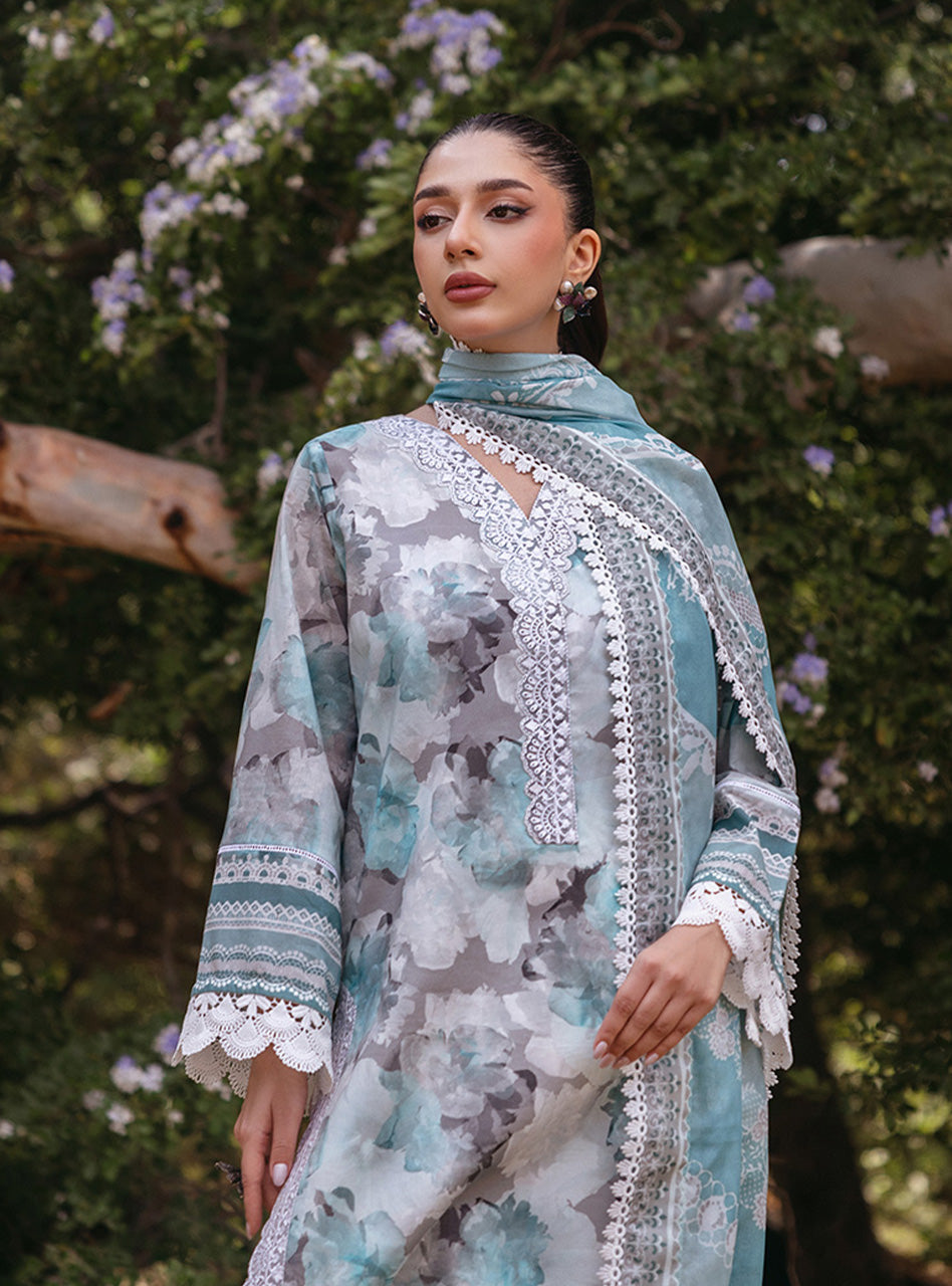 Zainab Chautani Tahra Lawn Collection 2024 – ZINNIA - D 3B