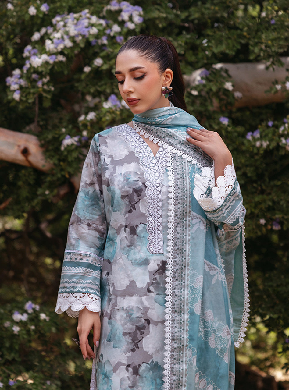 Zainab Chautani Tahra Lawn Collection 2024 – ZINNIA - D 3B