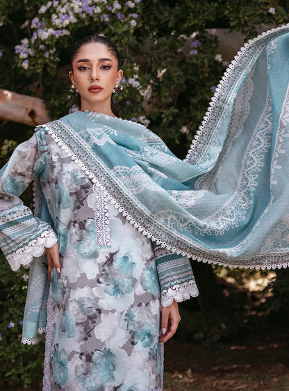 Zainab Chautani Tahra Lawn Collection 2024 – ZINNIA - D 3B