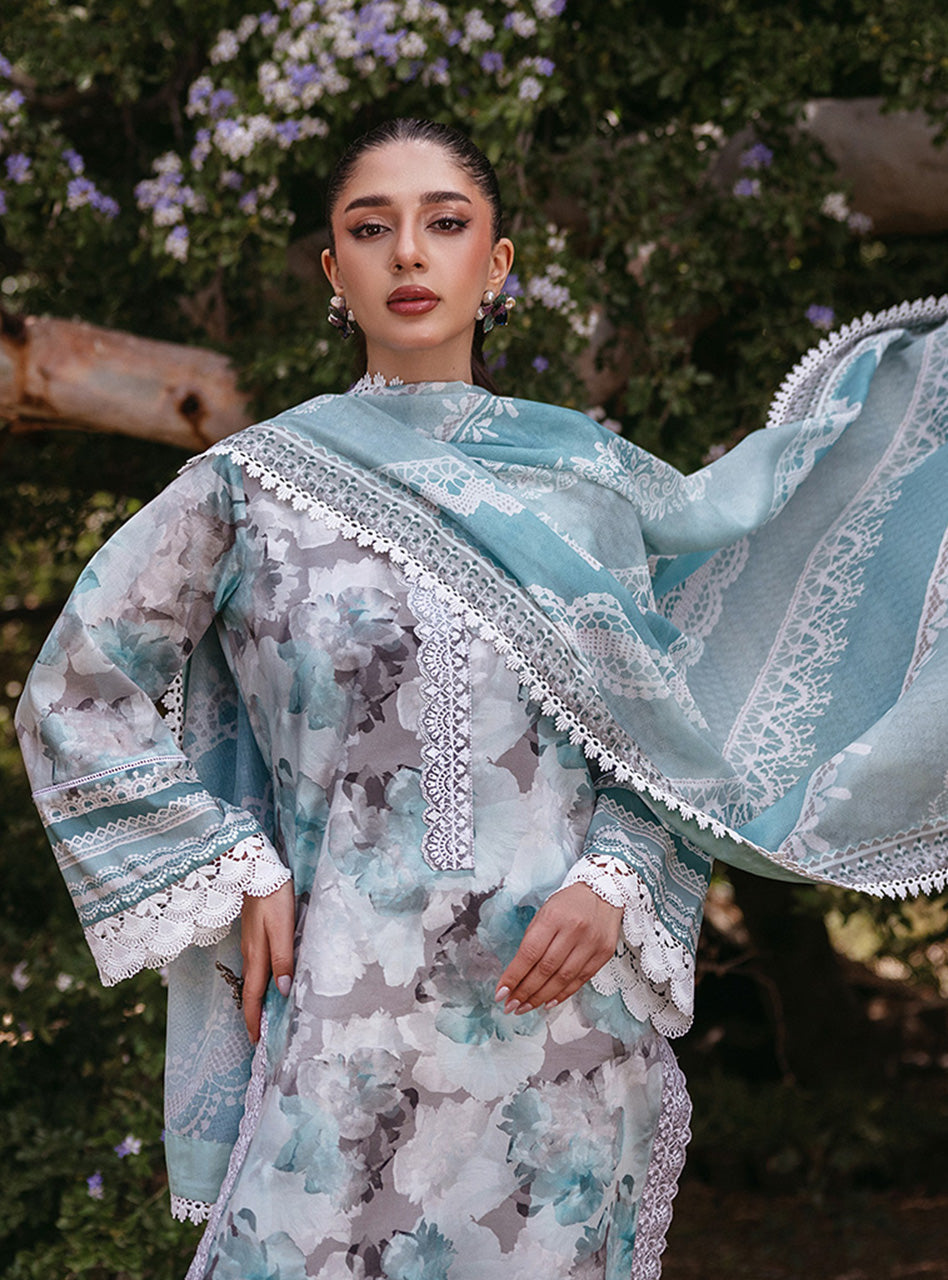 Zainab Chautani Tahra Lawn Collection 2024 – ZINNIA - D 3B