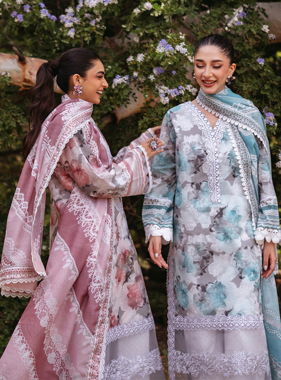 Zainab Chautani Tahra Lawn Collection 2024 – ZINNIA - D 3B