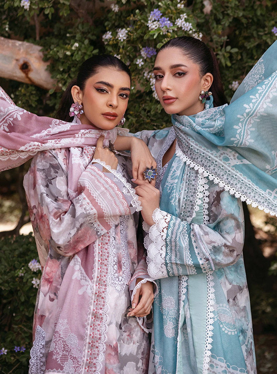 Zainab Chautani Tahra Lawn Collection 2024 – ZINNIA - D 3B