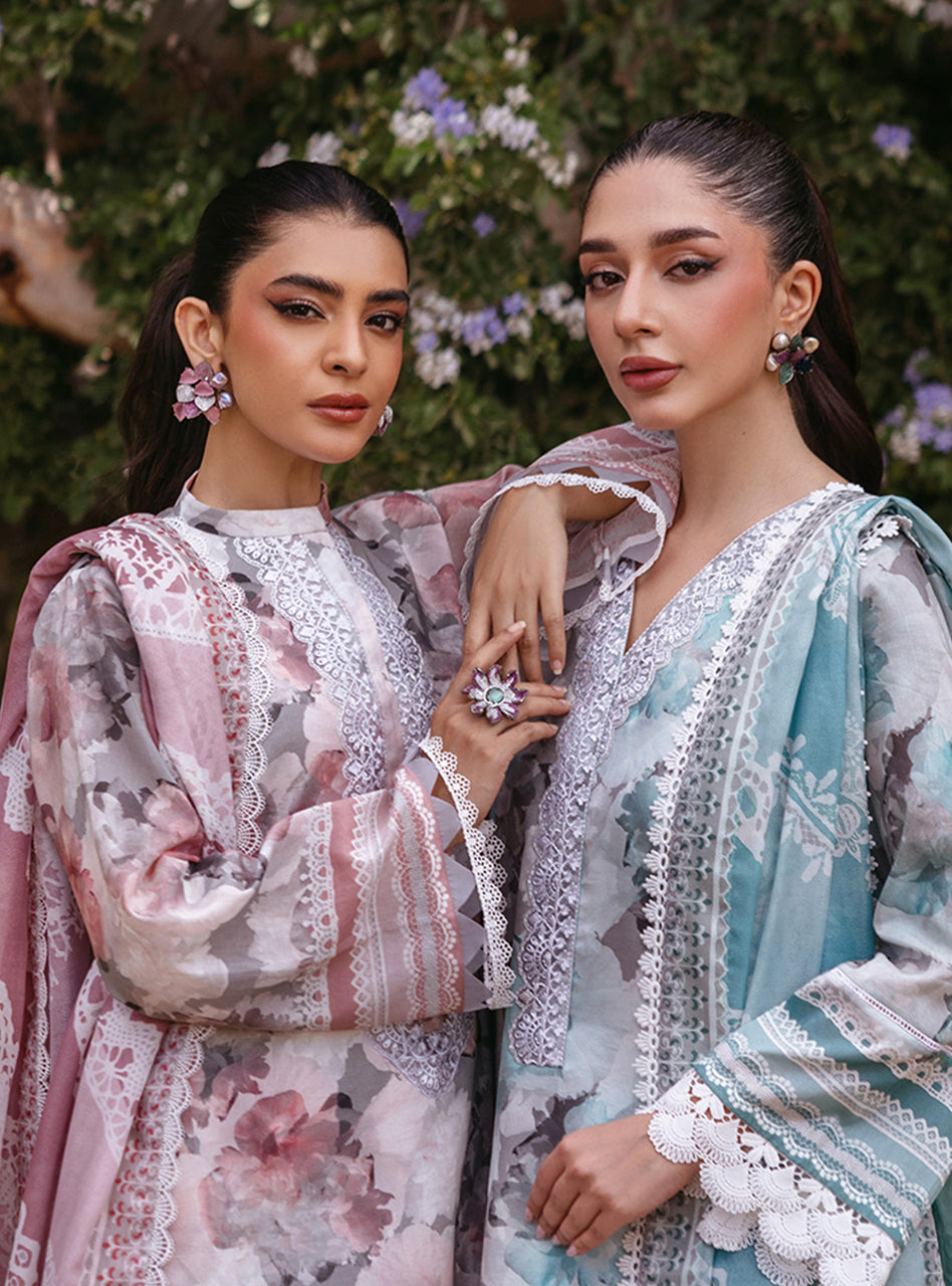 Zainab Chautani Tahra Lawn Collection 2024 – ZINNIA - D 3B