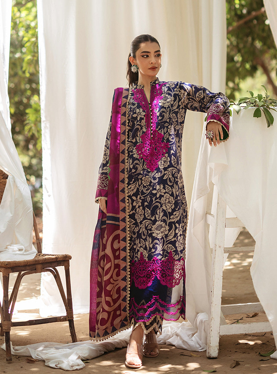 Zainab Chautani Tahra Lawn Collection 2024 – TAMARA - D 7B