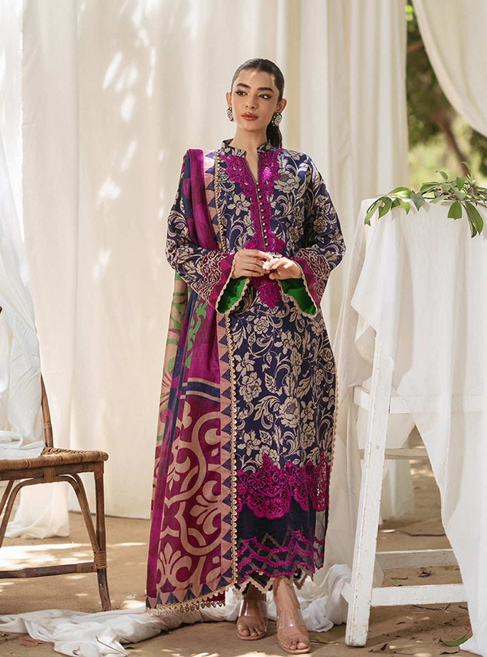 Zainab Chautani Tahra Lawn Collection 2024 – TAMARA - D 7B