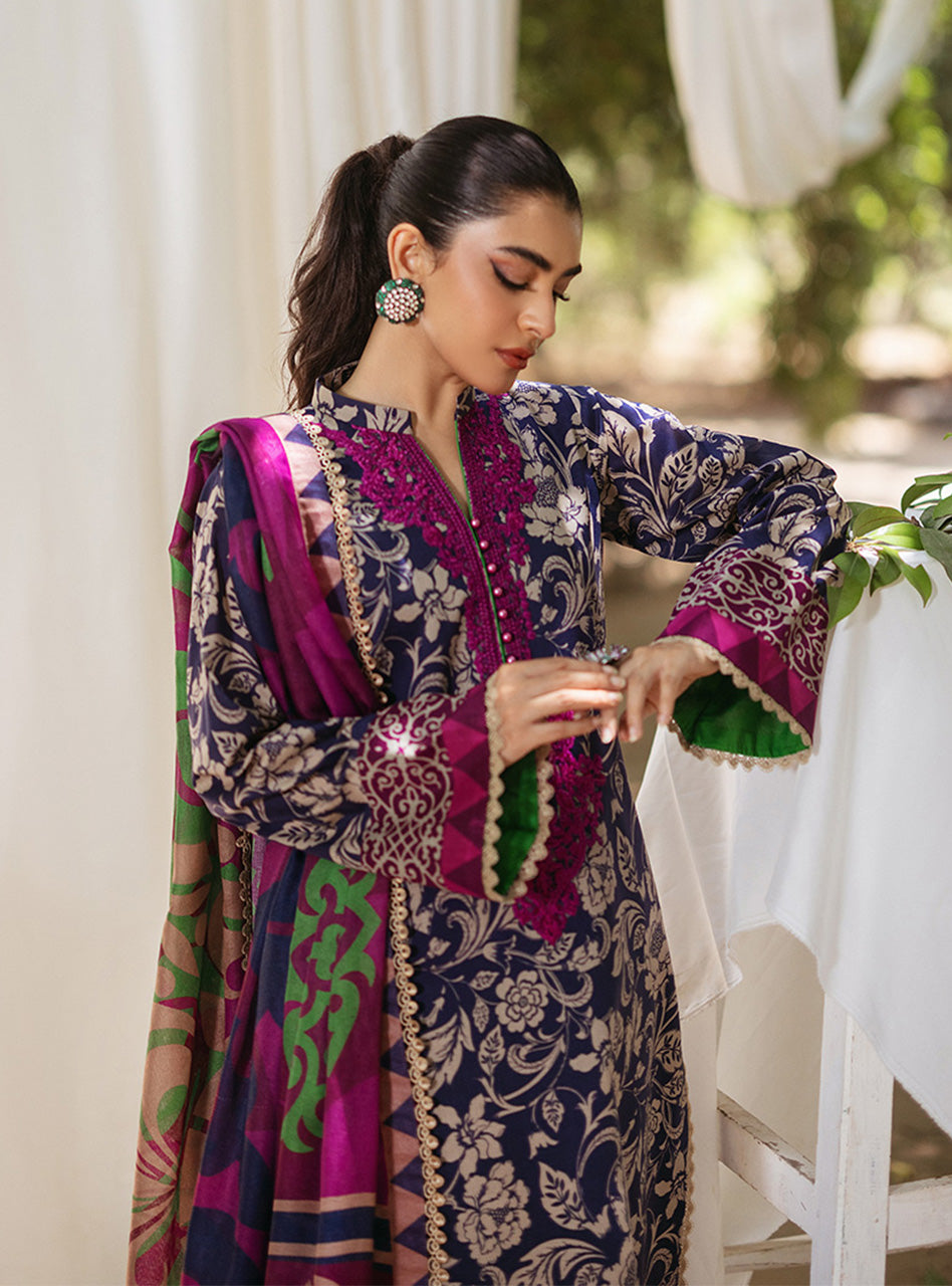 Zainab Chautani Tahra Lawn Collection 2024 – TAMARA - D 7B