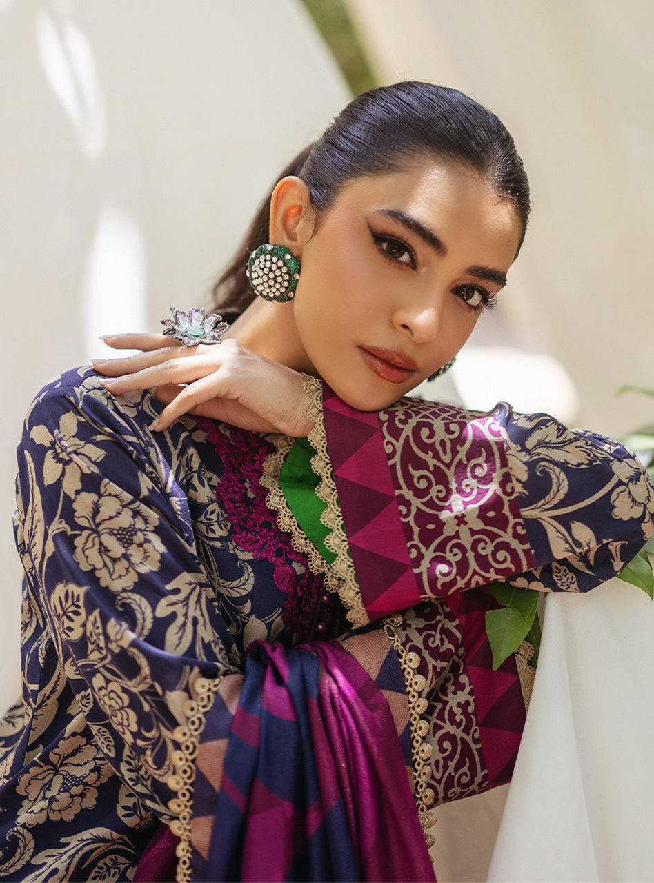 Zainab Chautani Tahra Lawn Collection 2024 – TAMARA - D 7B