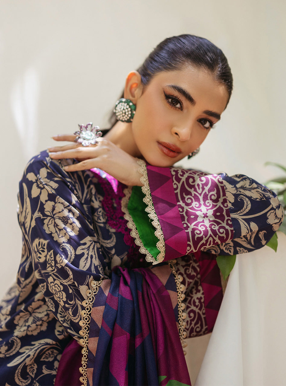 Zainab Chautani Tahra Lawn Collection 2024 – TAMARA - D 7B