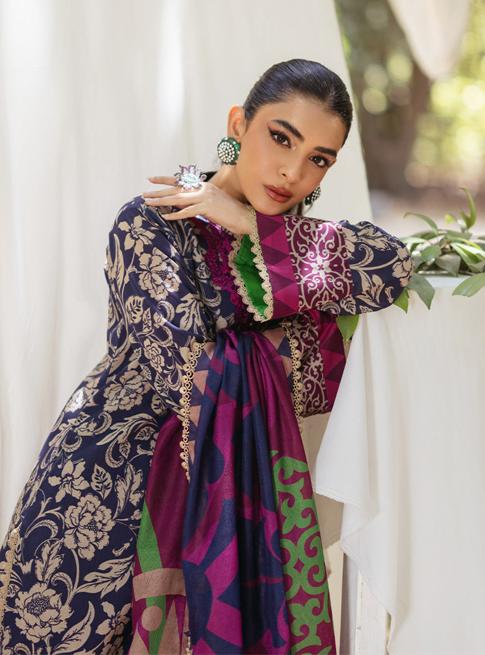 Zainab Chautani Tahra Lawn Collection 2024 – TAMARA - D 7B