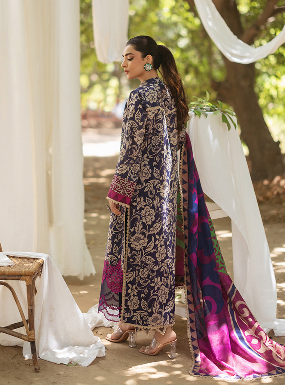 Zainab Chautani Tahra Lawn Collection 2024 – TAMARA - D 7B