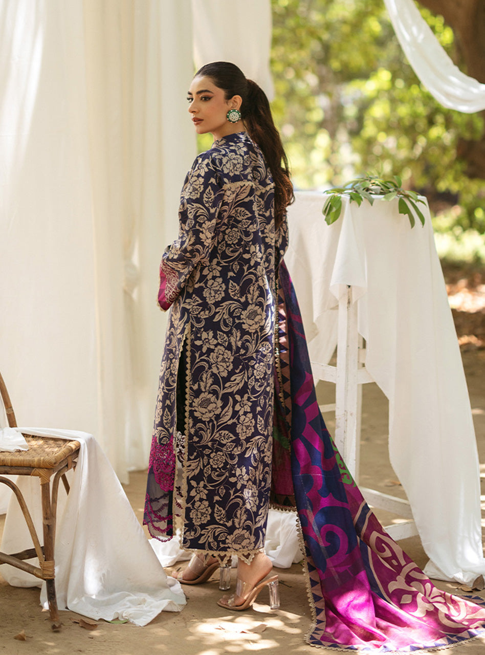 Zainab Chautani Tahra Lawn Collection 2024 – TAMARA - D 7B