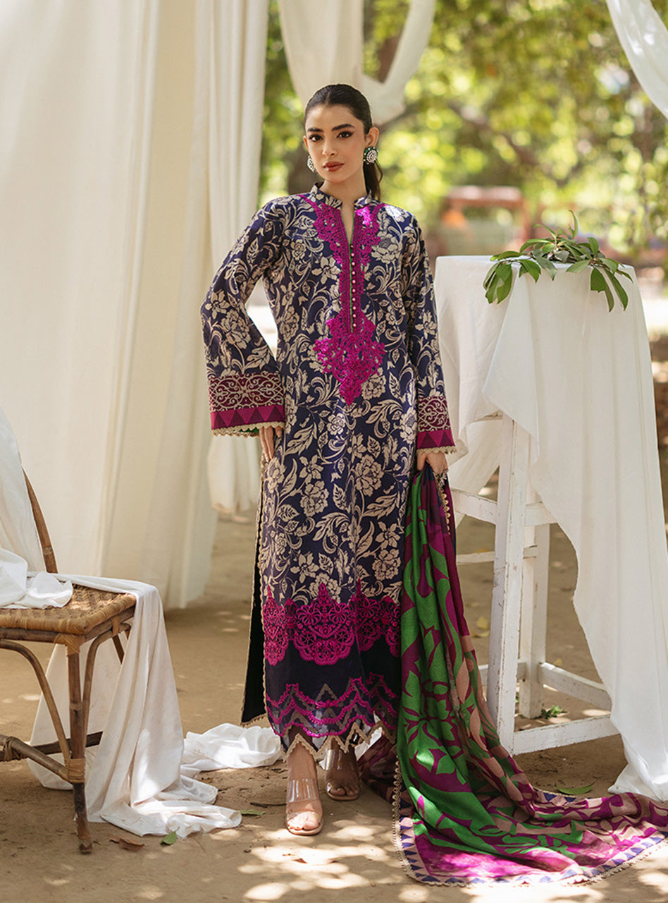 Zainab Chautani Tahra Lawn Collection 2024 – TAMARA - D 7B