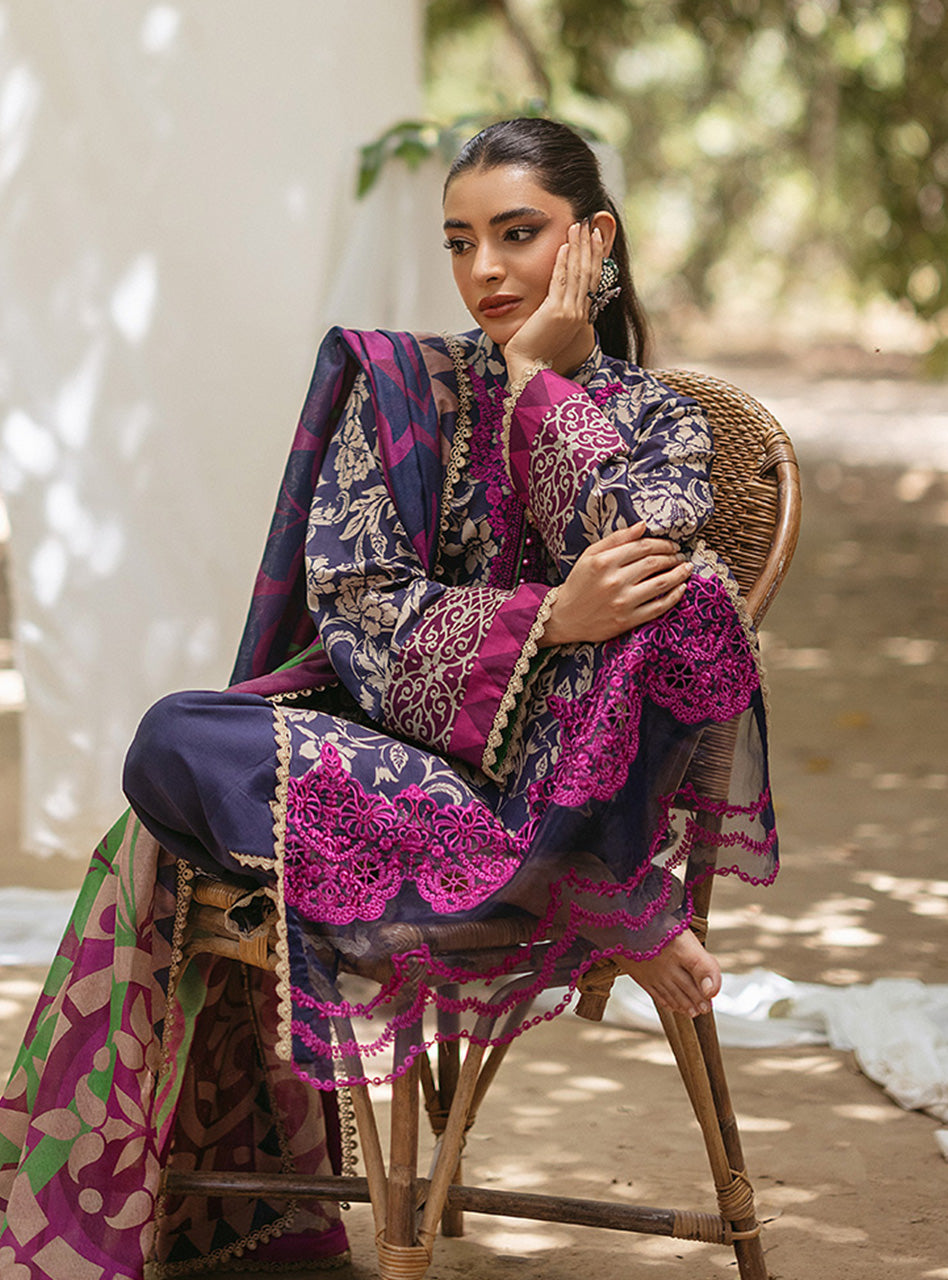 Zainab Chautani Tahra Lawn Collection 2024 – TAMARA - D 7B