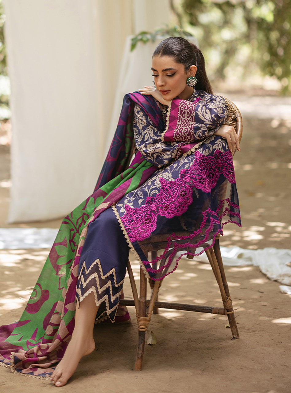 Zainab Chautani Tahra Lawn Collection 2024 – TAMARA - D 7B