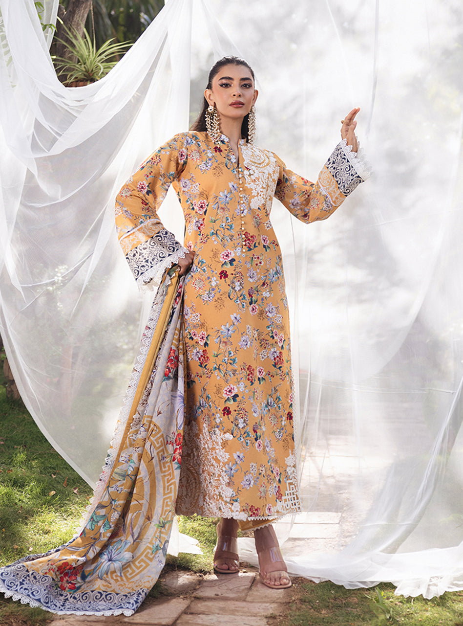 Zainab Chautani Tahra Lawn Collection 2024 – BEEHA - D 2A