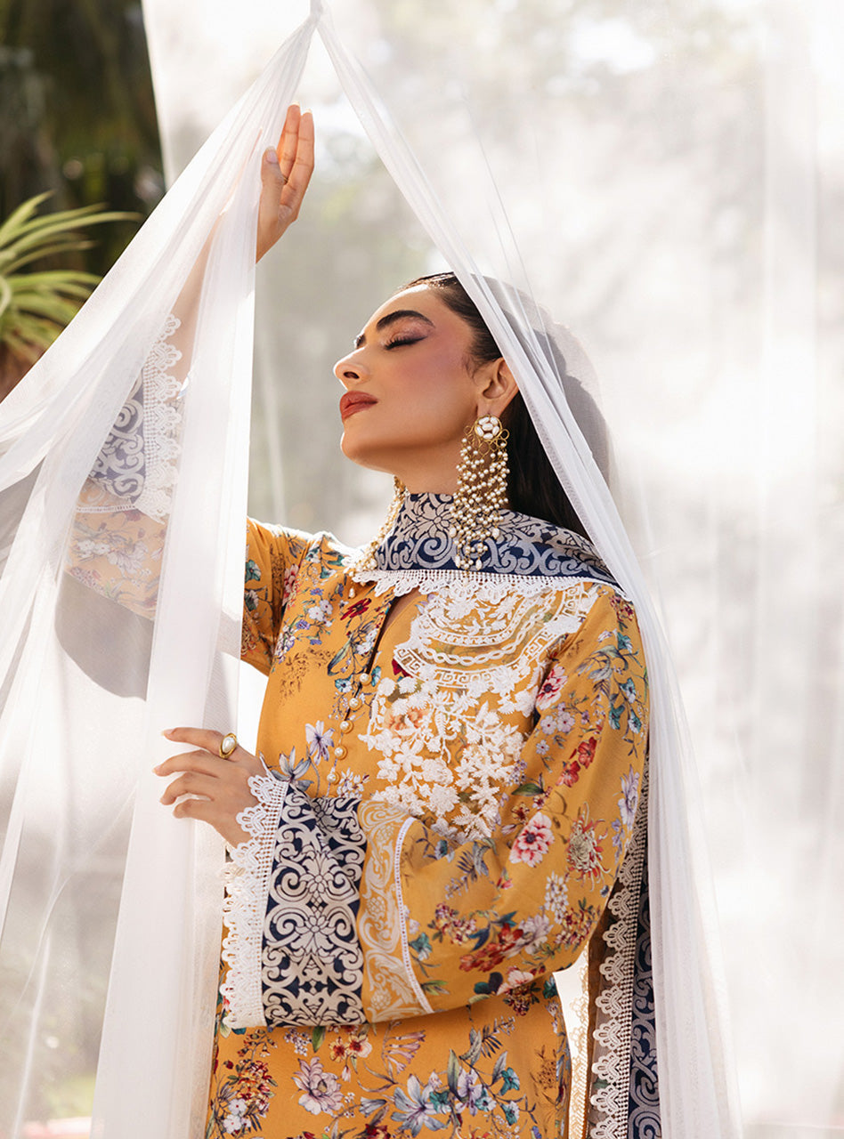 Zainab Chautani Tahra Lawn Collection 2024 – BEEHA - D 2A