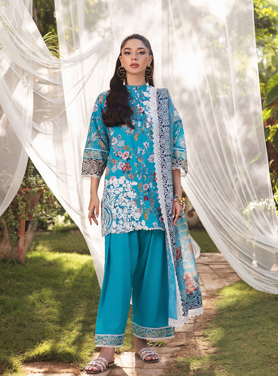 Zainab Chautani Tahra Lawn Collection 2024 – BEEHA - D 2B