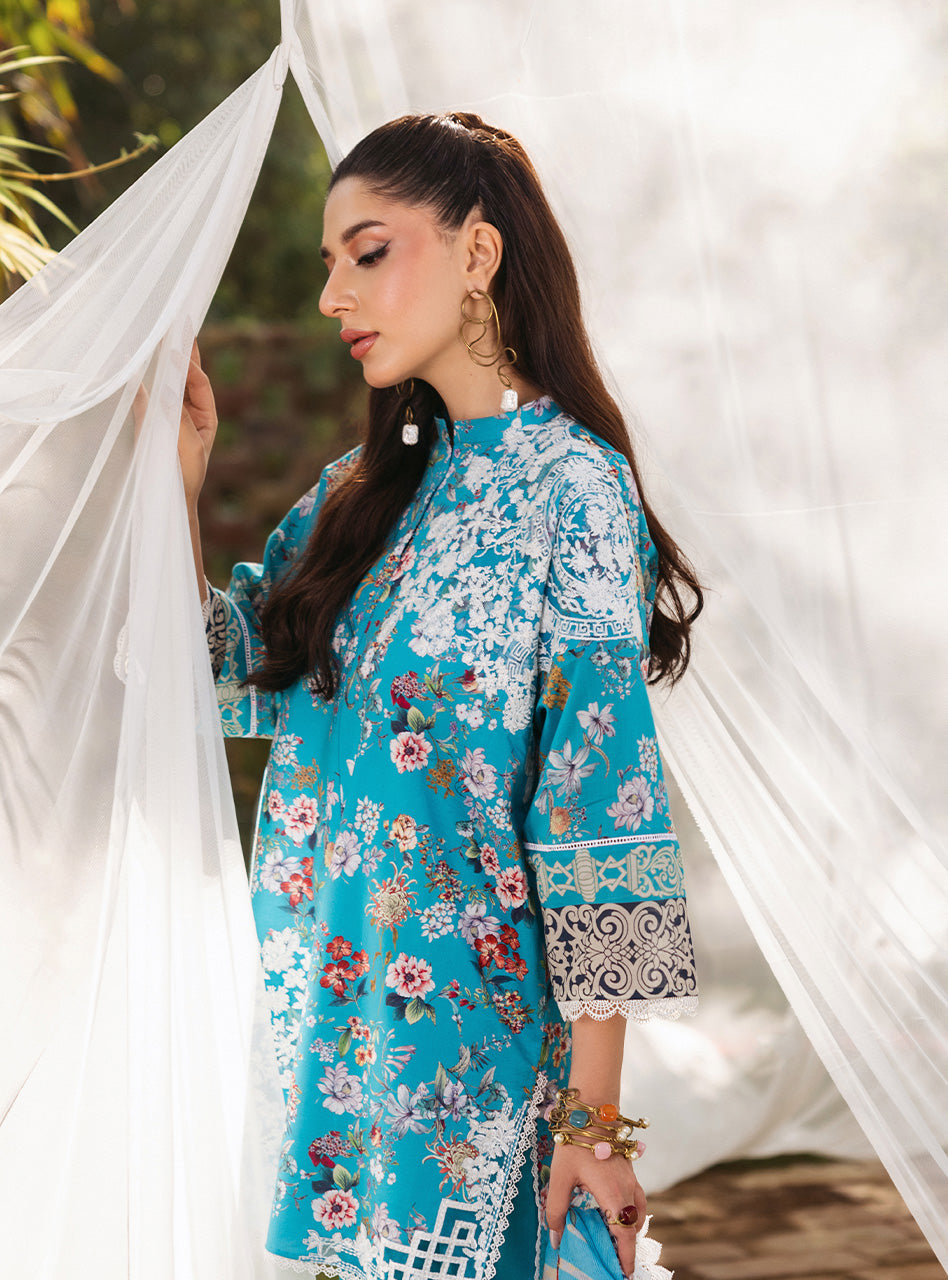 Zainab Chautani Tahra Lawn Collection 2024 – BEEHA - D 2B