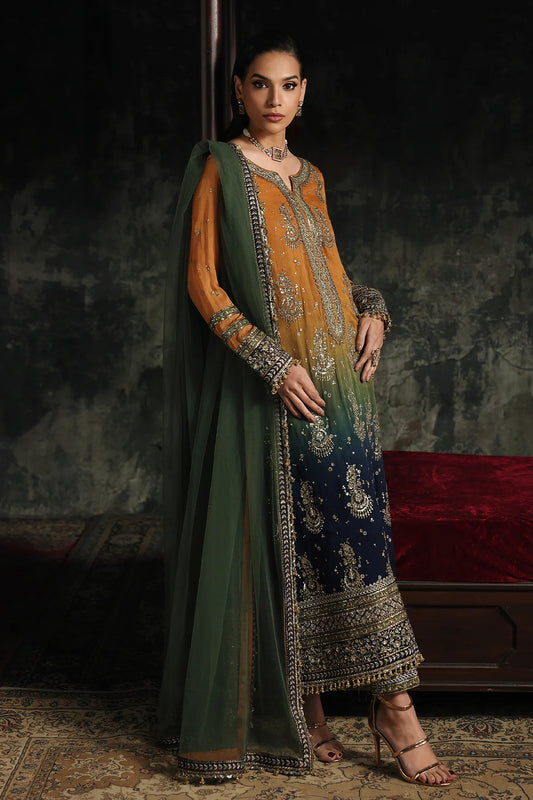 CHARIZMA AURA LUXURY CHIFFON UNSTITCHED COLLECTION'26| D1