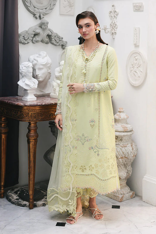 QALAMKAR QLINE LAWN DROP-1 UNSTITCHED'26 | MOONSTONE