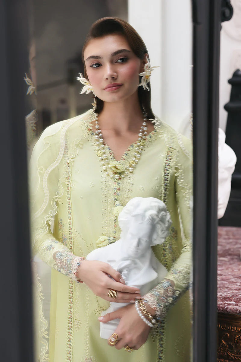 QALAMKAR QLINE LAWN DROP-1 UNSTITCHED'26 | MOONSTONE