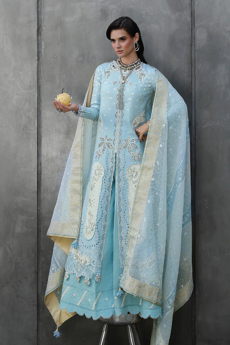 QALAMKAR CHIKANKARI EID EDIT UNSTITCHED'26| NAYRA