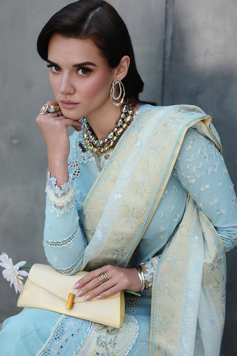 QALAMKAR CHIKANKARI EID EDIT UNSTITCHED'26| NAYRA