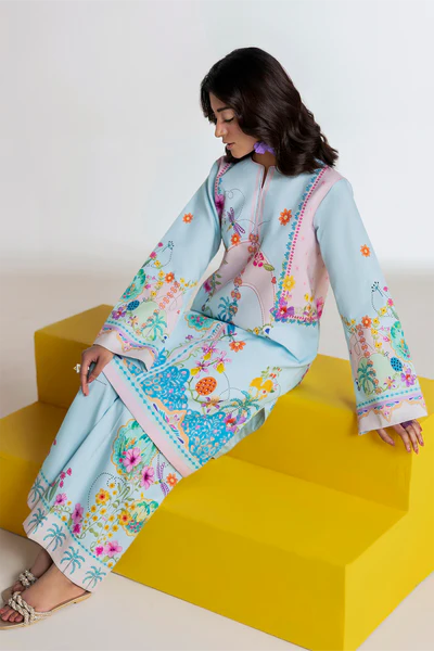 AMAL DROP PRINTS BY RAJBARI UNSTITCHED'26 | D5