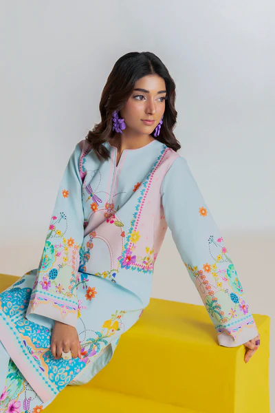 AMAL DROP PRINTS BY RAJBARI UNSTITCHED'26 | D5