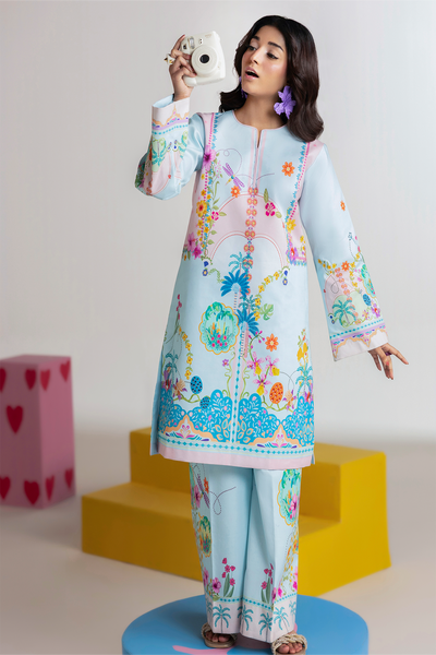 AMAL DROP PRINTS BY RAJBARI UNSTITCHED'26 | D5